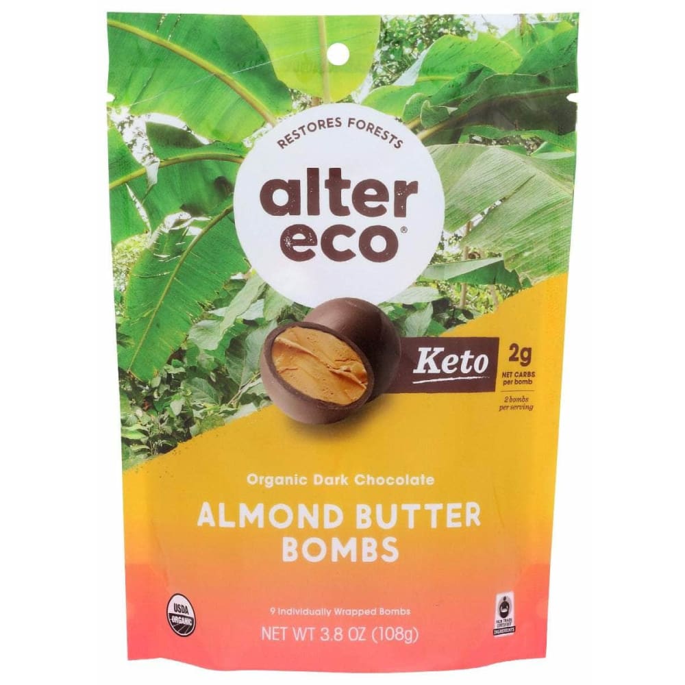 ALTER ECO Grocery > Refrigerated ALTER ECO: Almond Butter Bombs Chocolate, 3.8 oz