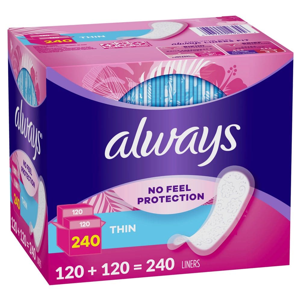 Always Daily’s Thin Liners (240 ct.) - Feminine Care - Always Daily’s