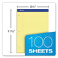 Ampad Double Sheet Pads Medium/college Rule 100 Canary-yellow 8.5 X 11.75 Sheets - School Supplies - Ampad®