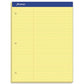 Ampad Double Sheet Pads Medium/college Rule 100 Canary-yellow 8.5 X 11.75 Sheets - School Supplies - Ampad®