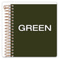 Ampad Gold Fibre Personal Notebooks 1 Subject Medium/college Rule Classic Green Cover 7 X 5 100 Sheets - School Supplies - Ampad®