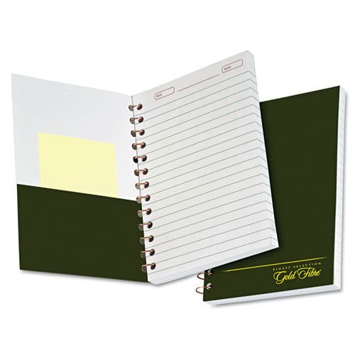 Ampad Gold Fibre Personal Notebooks 1 Subject Medium/college Rule Classic Green Cover 7 X 5 100 Sheets - School Supplies - Ampad®