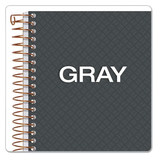 Ampad Gold Fibre Personal Notebooks 1 Subject Medium/college Rule Designer Gray Cover 7 X 5 100 Sheets - School Supplies - Ampad®