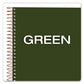 Ampad Gold Fibre Wirebound Project Notes Book 1 Subject Project-management Format Green Cover 9.5 X 7.25 84 Sheets - Office - Ampad®