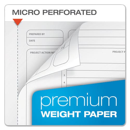 Ampad Gold Fibre Wirebound Project Notes Book 1 Subject Project-management Format Green Cover 9.5 X 7.25 84 Sheets - Office - Ampad®