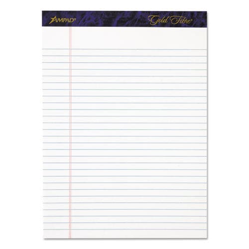 Ampad Gold Fibre Writing Pads Narrow Rule 50 Canary-yellow 5 X 8 Sheets 4/pack - School Supplies - Ampad®