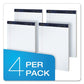 Ampad Gold Fibre Writing Pads Wide/legal Rule 50 White 8.5 X 11.75 Sheets 4/pack - School Supplies - Ampad®