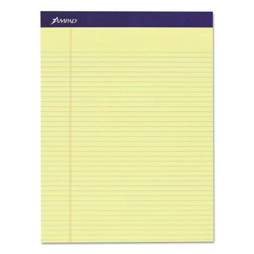 Ampad Legal Ruled Pads Narrow Rule 50 White 8.5 X 11.75 Sheets 4/pack - School Supplies - Ampad®