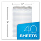 Ampad Memo Pads Narrow Rule Assorted Cover Colors 40 White 4 X 6 Sheets 3/pack - School Supplies - Ampad®