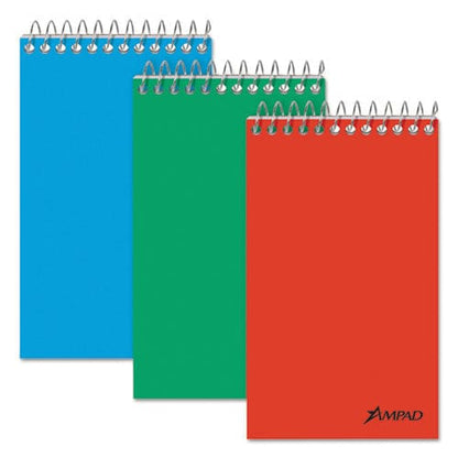 Ampad Memo Pads Narrow Rule Assorted Cover Colors 60 White 3 X 5 Sheets 3/pack - School Supplies - Ampad®