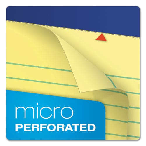 Ampad Perforated Writing Pads Narrow Rule 50 Canary-yellow 5 X 8 Sheets Dozen - School Supplies - Ampad®