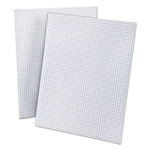 Ampad Quadrille Pads Quadrille Rule (4 Sq/in) 50 White (heavyweight 20 Lb Bond) 8.5 X 11 Sheets - School Supplies - Ampad®