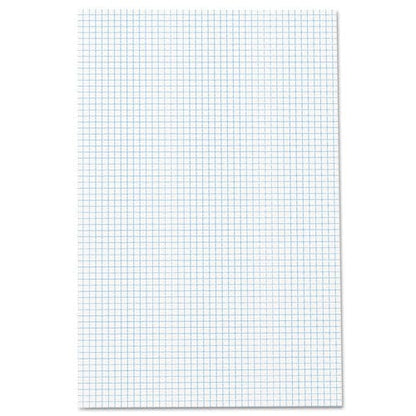 Ampad Quadrille Pads Quadrille Rule (4 Sq/in) 50 White (standard 15 Lb Bond) 11 X 17 Sheets - School Supplies - Ampad®