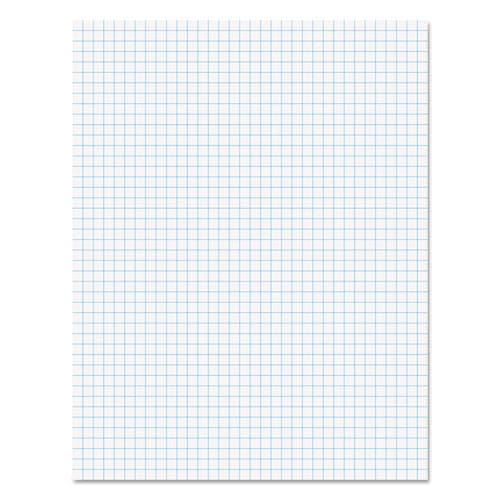 Ampad Quadrille Pads Quadrille Rule (4 Sq/in) 50 White (standard 15 Lb Bond) 8.5 X 11 Sheets - School Supplies - Ampad®