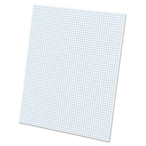 Ampad Quadrille Pads Quadrille Rule (5 Sq/in) 50 White (heavyweight 20 Lb Bond) 8.5 X 11 Sheets - School Supplies - Ampad®