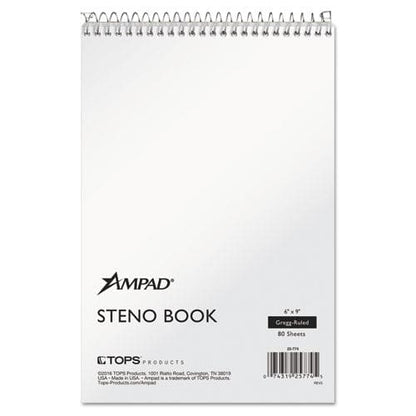 Ampad Steno Pads Gregg Rule Tan Cover 80 White 6 X 9 Sheets - Office - Ampad®