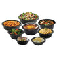 Anchor Packaging Microraves Incredi-bowl Base 20 Oz 5.75 Diameter X 2.43h Black Plastic 250/carton - Food Service - Anchor Packaging