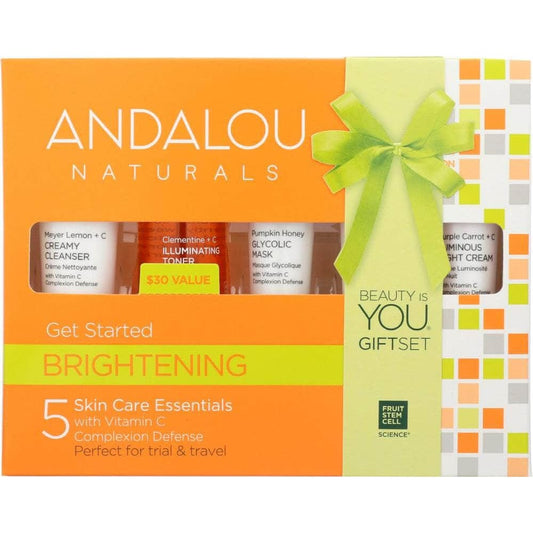 ANDALOU NATURALS Andalou Naturals Get Started Brightening Skin Care Essentials, 5 Pc