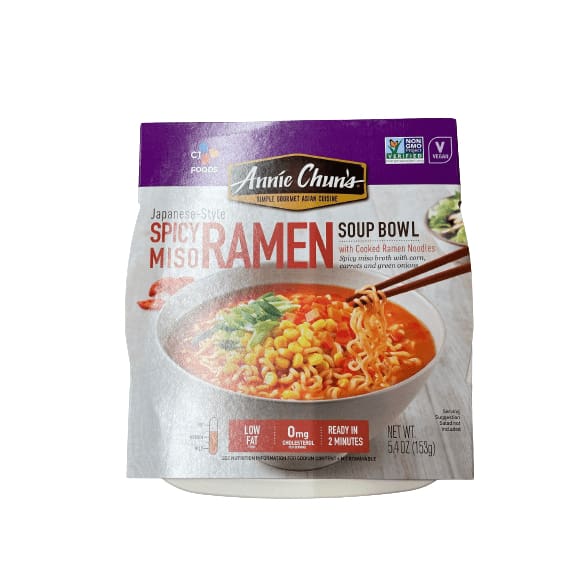 Annie Chuns Annie Chuns Japanese Style Spicy Miso Ramen Soup Bowl, 5.4 oz.