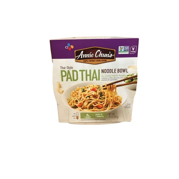 Annie Chuns Pad Thai, Thai-Style Noodle Bowl, 7.9 oz - ShelHealth.Com