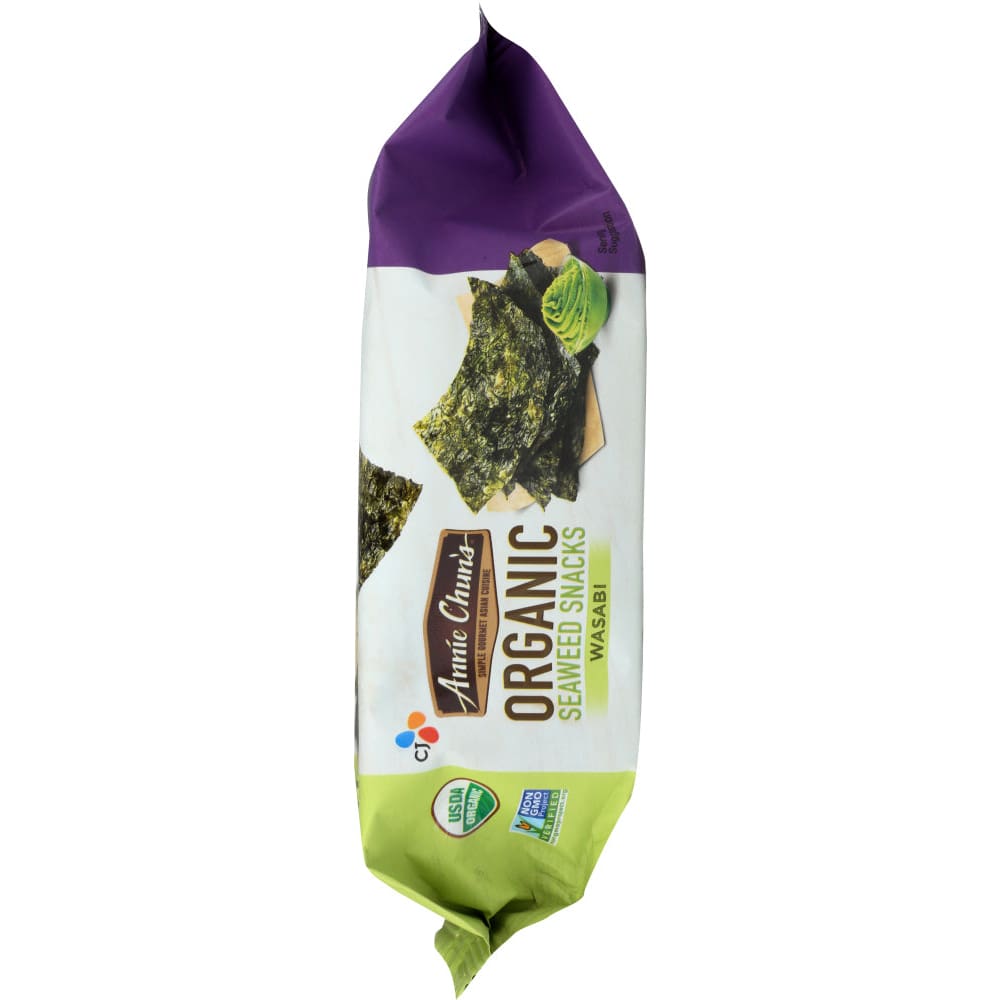 ANNIE CHUNS: Seaweed Snack Wasabi Mini 0.16 oz - Grocery > Snacks > Nuts > Seaweed Dried - ANNIE CHUNS