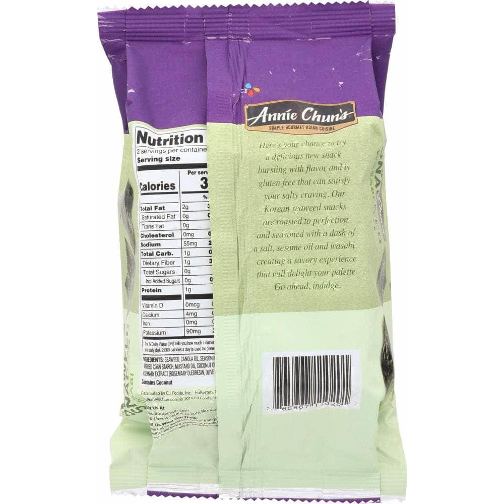 Annie Chuns Annie Chun's Wasabi Roasted Seaweed Snacks Hot, 0.35 Oz