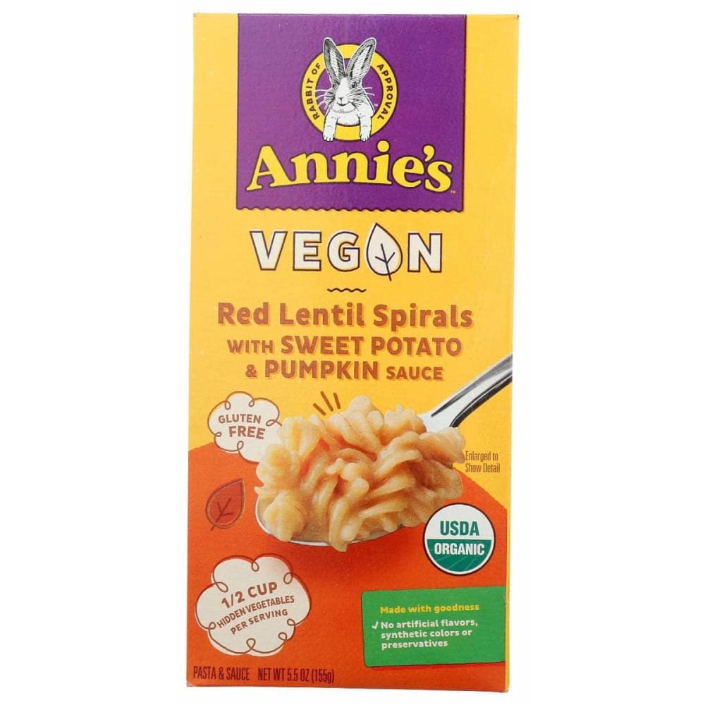 ANNIES HOMEGROWN ANNIES HOMEGROWN Pasta Lentil Swt Pot Pmkn, 5.5 oz