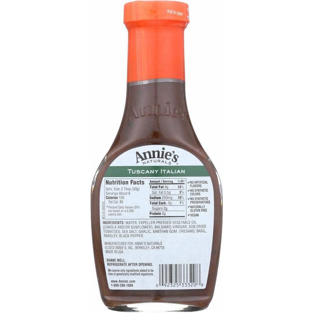 Annies Annie's Naturals Tuscany Italian Dressing, 8 oz