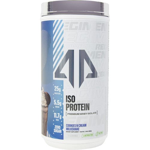 Ap Sports Regimen Isolate Protein Cookies & Cream Milkshake 2.16 lbs - Ap Sports Regimen