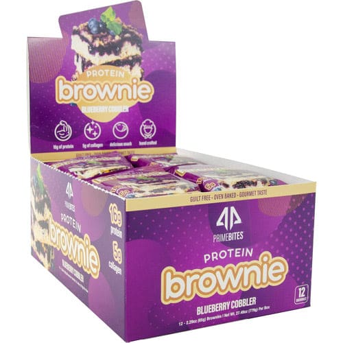 Ap Sports Regimen Protein Brownies Blueberry Cobbler 12 ea - Ap Sports Regimen