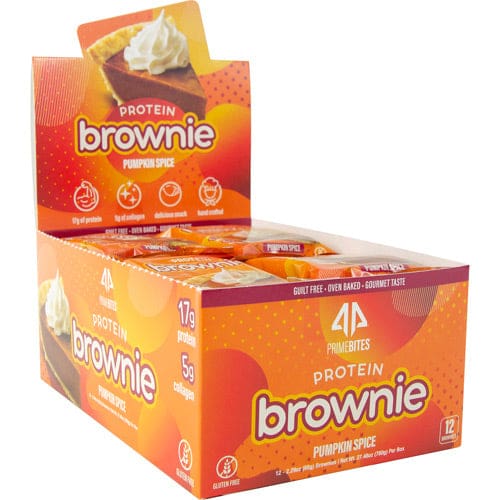 Ap Sports Regimen Protein Brownies Pumpkin Spice 12 ea - Ap Sports Regimen