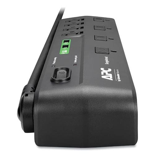 APC Home Office Surgearrest Power Surge Protector 8 Ac Outlets/2 Usb Ports 6 Ft Cord 2,630 J Black - Technology - APC®