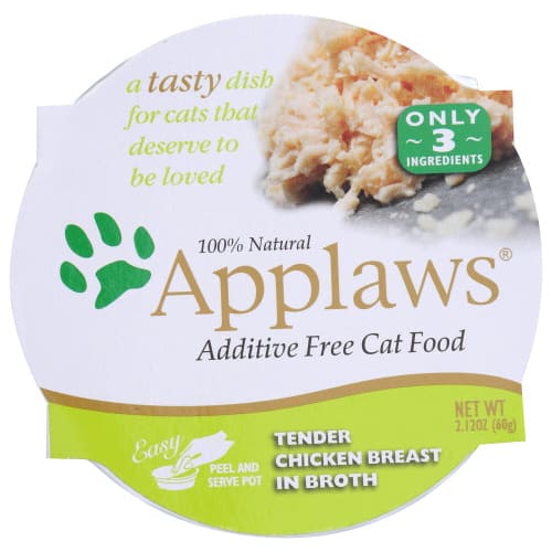 APPLAWS: Cat Food Tender Chicken Breast With Rice 2.12 oz - Pet > Cat > Cat Food - APPLAWS