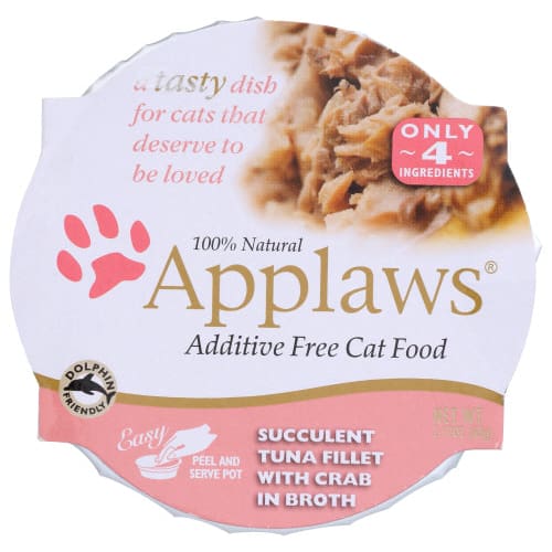 APPLAWS: Succulent Tuna Fillet with Crab Cat Food 2.12 oz - Pet > Cat > Cat Food - APPLAWS