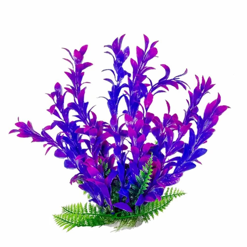 Aquatop Hygro Aquarium Plant with Weighted Base Pink; Purple; 1ea-6 in - Pet Supplies - Aquatop