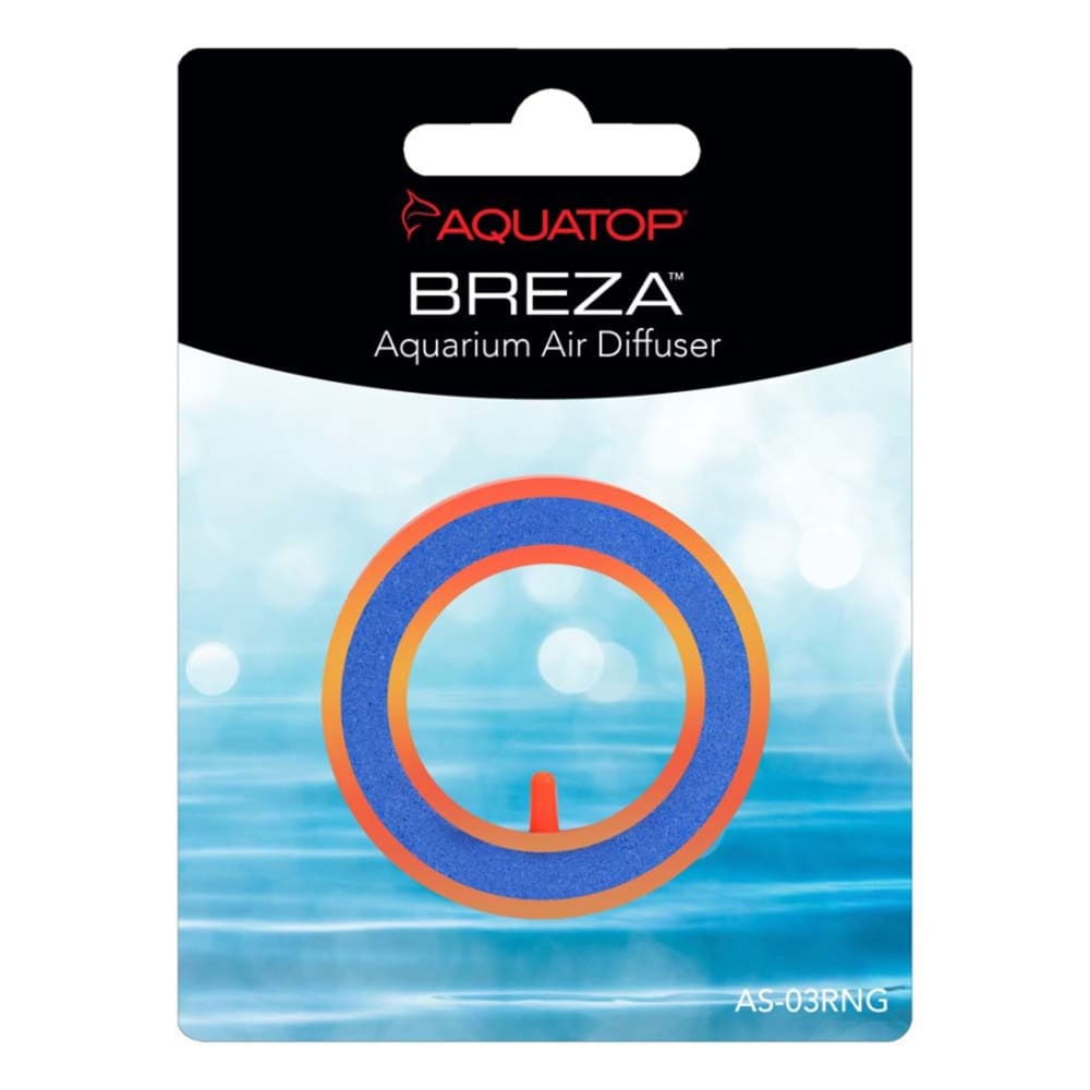 Aquatop Ring Air Stone Orange; Black; 1ea-3 in - Pet Supplies - Aquatop