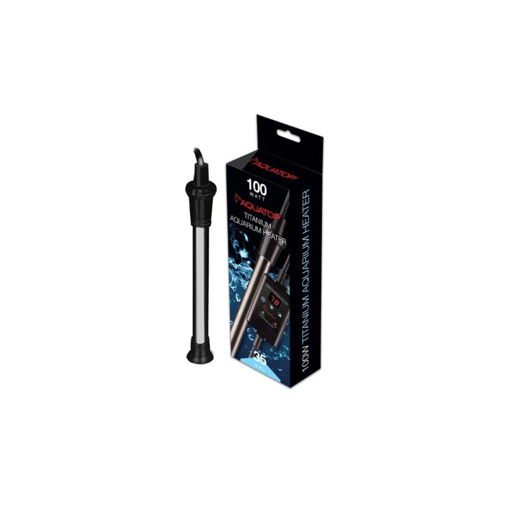 Aquatop Submersible Titanium Aquarium Heater & External Thermostat 100 Watt - Pet Supplies - Aquatop