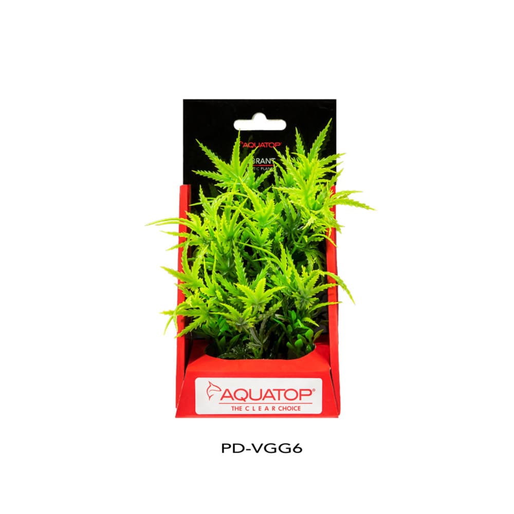 Aquatop Vibrant Garden Plant Green; 1ea-6 in - Pet Supplies - Aquatop