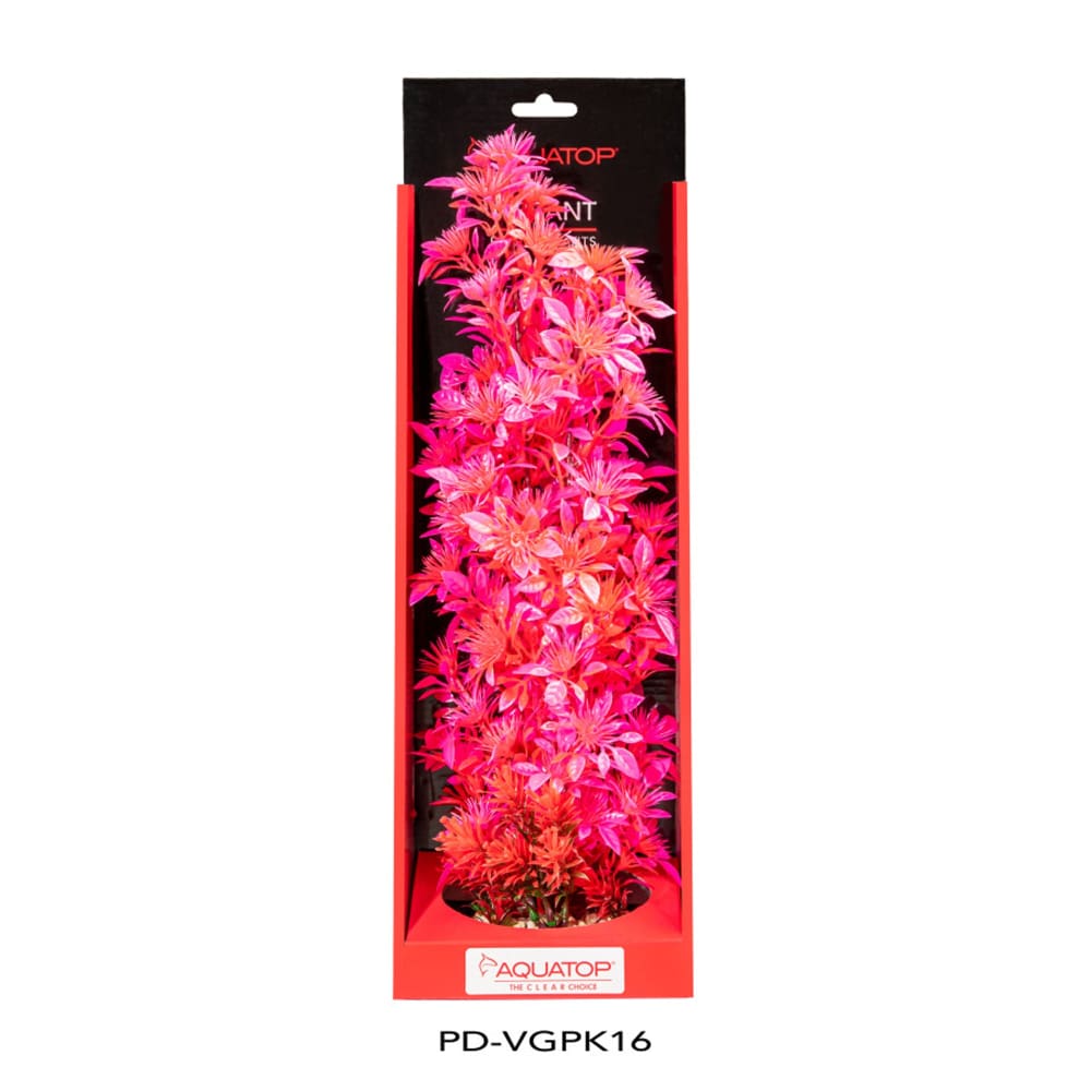 Aquatop Vibrant Garden Plant Pink; 1ea-16 in - Pet Supplies - Aquatop