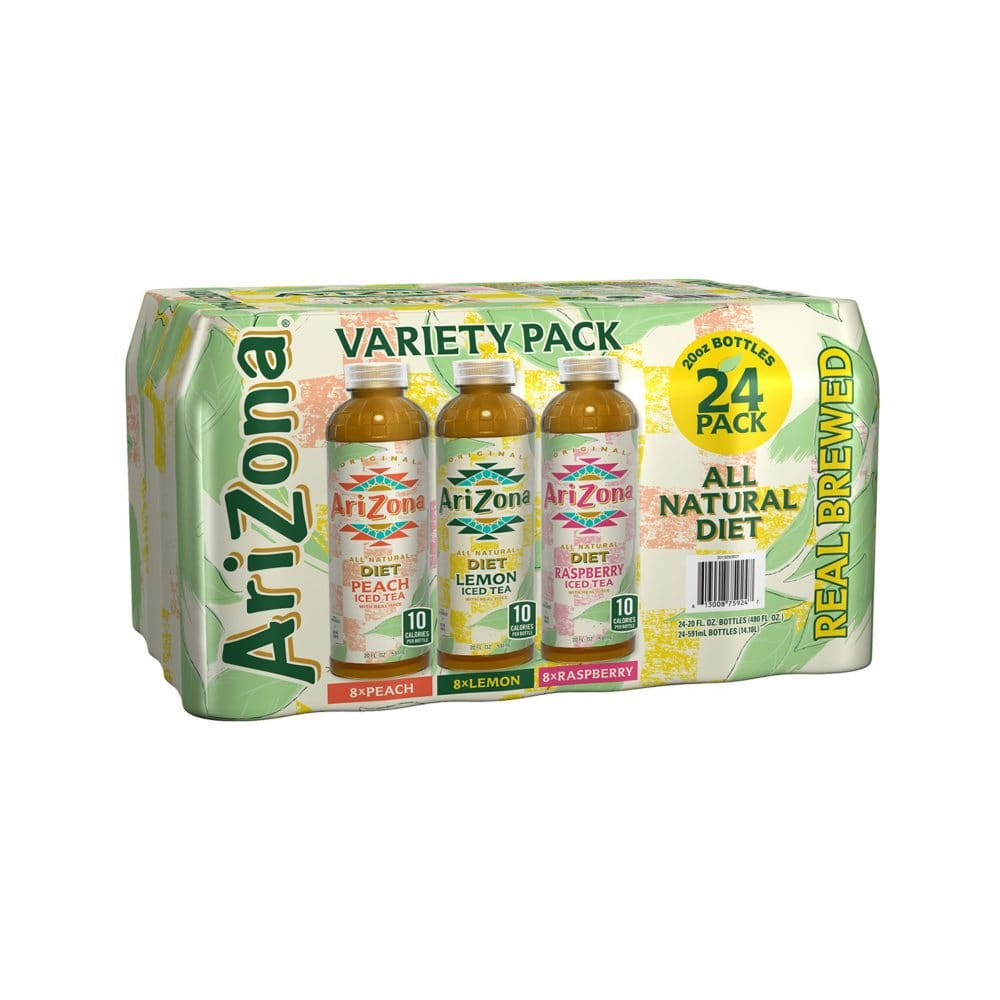 AriZona Diet Tea Variety Pack (20 fl. oz. 24 pk.) - Coffee Tea & Cocoa - AriZona Diet