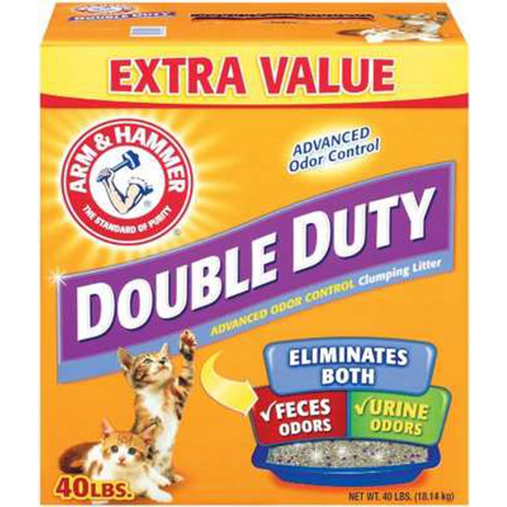 Arm & Hammer Double Duty Clumping Cat Litter 40 lb - Pet Supplies - Arm & Hammer