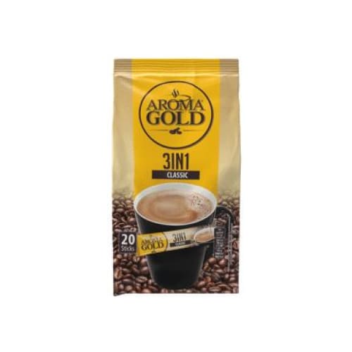 Aroma Gold 3 in 1 Instant Coffee Drink 12 oz (340 g) - Aroma
