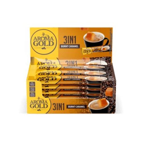 Aroma Gold 3in1 Burn Caramel Sachets 9 oz. (255 g.) - AROMA GOLD