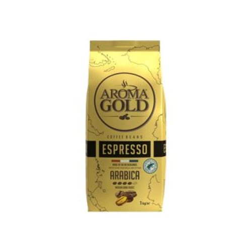 Aroma Gold Espresso Arabica Coffee Beans 35.27 oz. (1000 g.) - Aroma