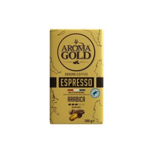 Aroma Gold Ground Coffee Espresso Arabica 17.64 oz. (500 g.) - Aroma