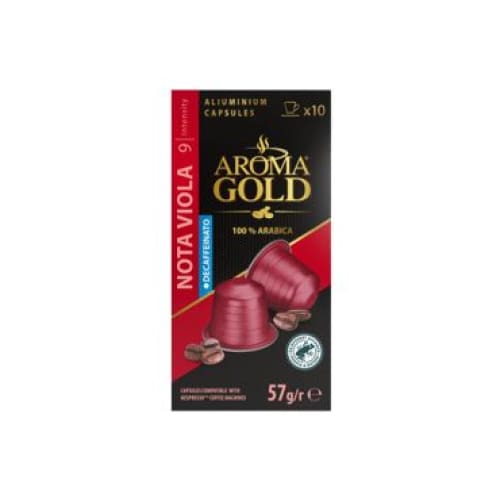 Aroma Gold Viola Decafeinato Coffee Nespresso Capsules 10 pcs. - AROMA GOLD