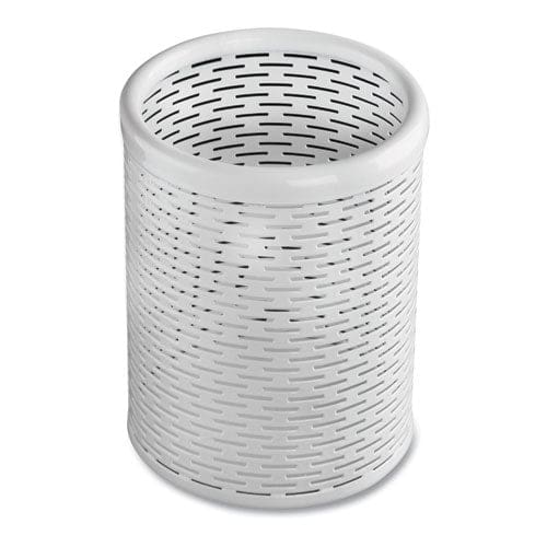 Artistic Urban Collection Punched Metal Pencil Cup 3.5 Diameter X 4.5h Black - School Supplies - Artistic®