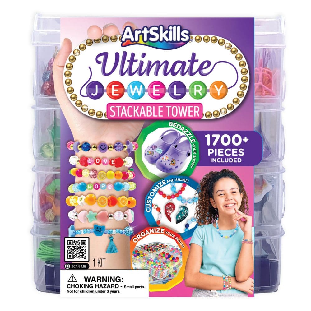 ArtSkills Ultimate Jewelry Making Kit 1700 Pieces - Crafting - ArtSkills