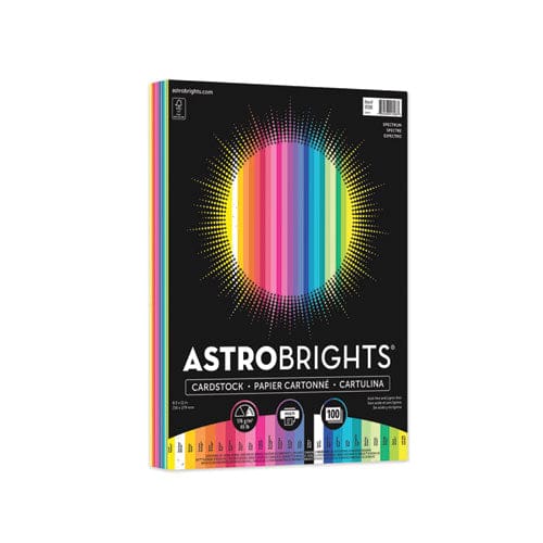 Astrobrights Color Cardstock 65 Lb Cover Weight 8.5 X 11 Assorted Colors 100/pack - School Supplies - Astrobrights®