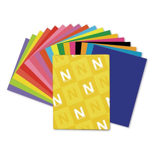 Astrobrights Color Cardstock 65 Lb Cover Weight 8.5 X 11 Assorted Colors 100/pack - School Supplies - Astrobrights®